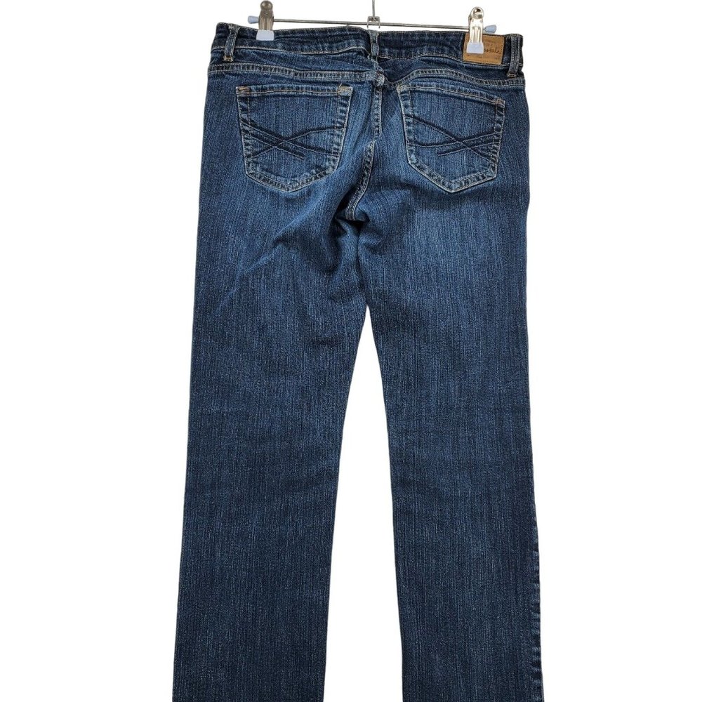 Aeropostale Jeans Women's Bayla Medium Wash Straight Leg Blue 8 - Picture 10 of 11